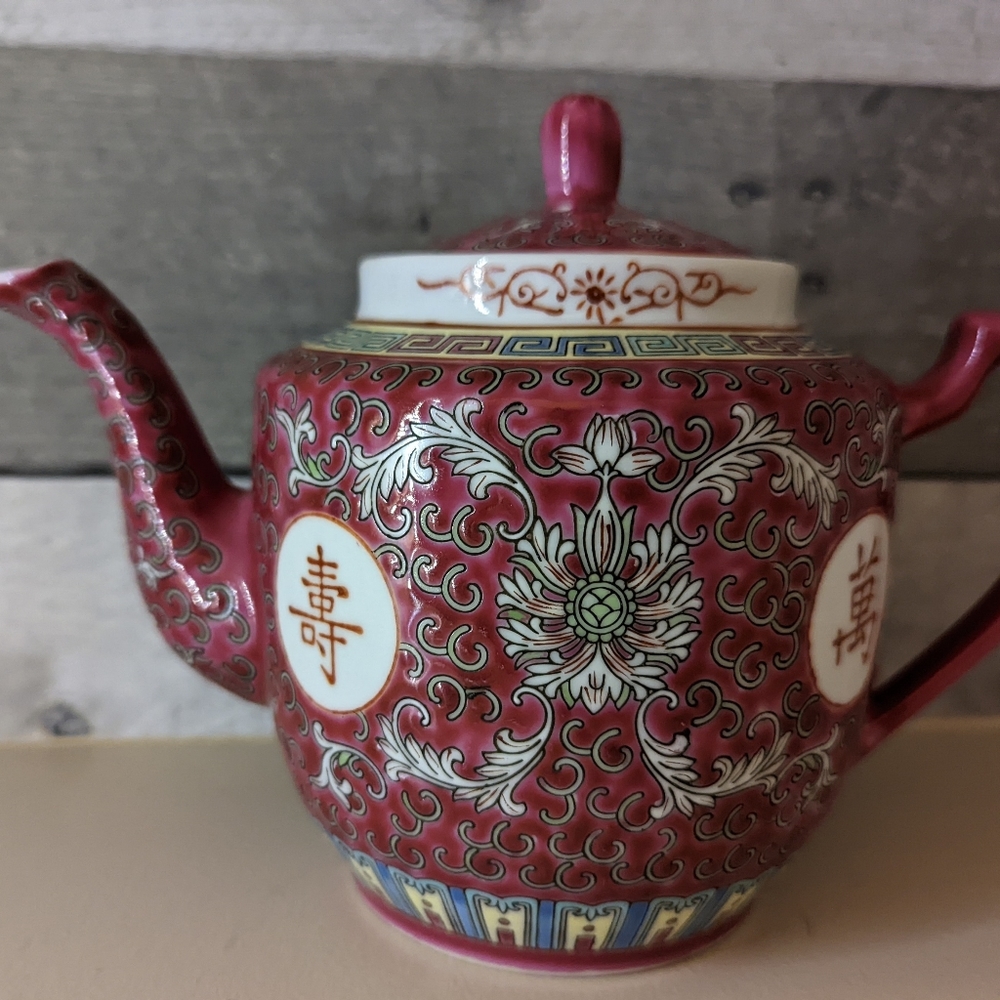 Vintage Porcelain Tea Pot